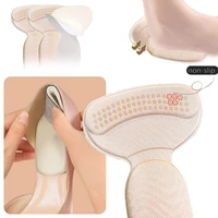 2 in 1 heel sticker for women men wear resistant foot insoles self adhesive padding relieve pressure pain insert shoes cushion