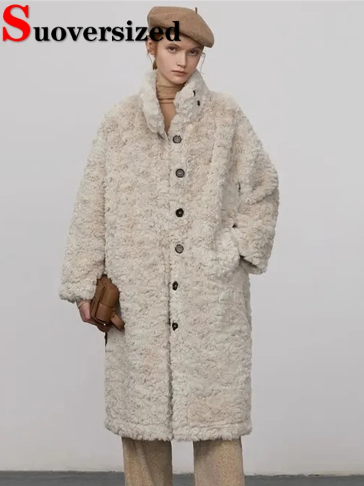 Теплые куртки средней длины из искусственного меха