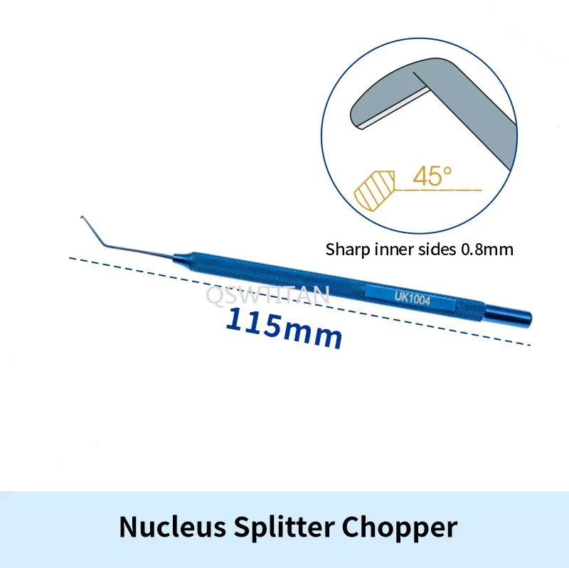 Фото Титановый манипулятор-ретрактор для капсул Nucleus Chopper, инструмент для создания двойного века, офтальмологический инструмент №3