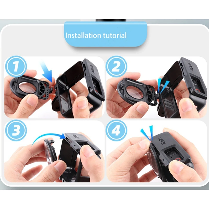 Защита для объектива Insta360/аксессуар Insta 360 One R Dual-Lens Mod стеклянная крышка