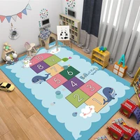 childrens crawling mat cartoon hopscotch game floor mat bedroom living room childrens room carpet