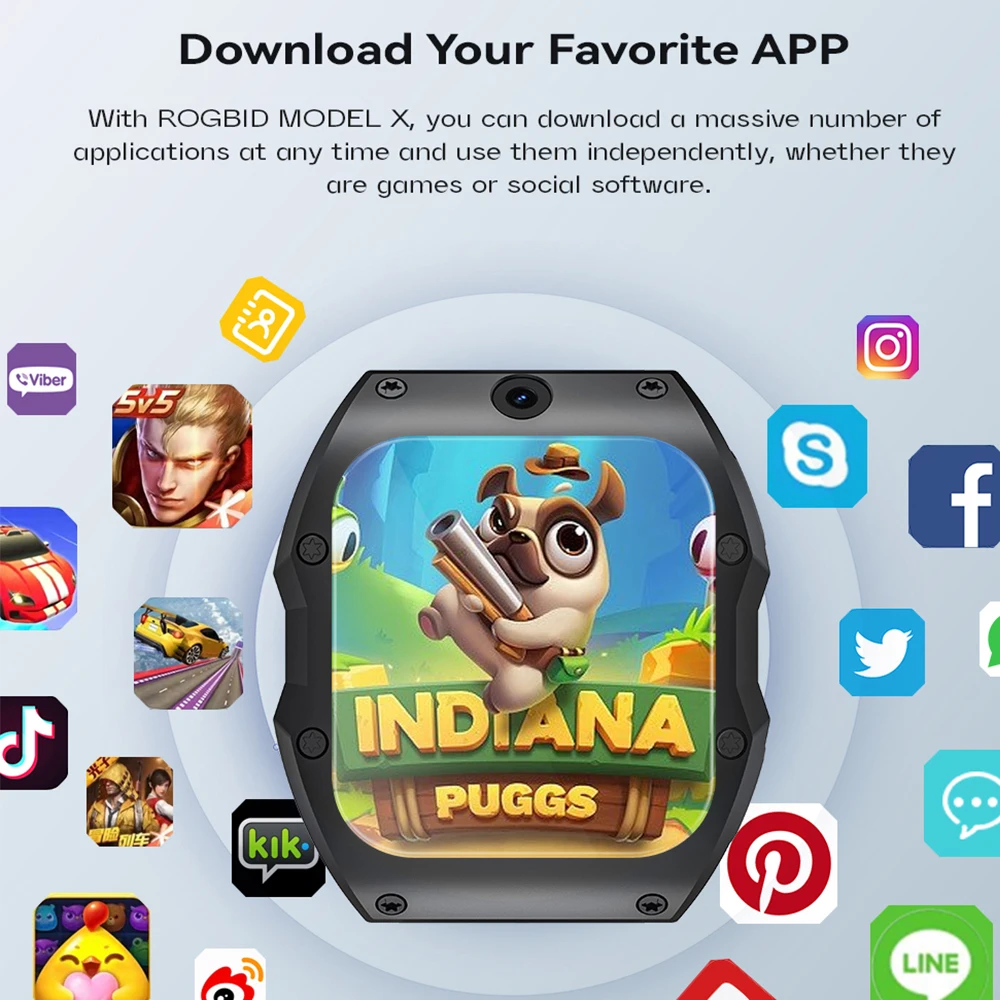 Смарт-часы 4 Гб + 128 ГБ 5 Мп 13 МП HD-камера 1050 мАч Wi-Fi GPS 4G LTE Android мужские и женские для