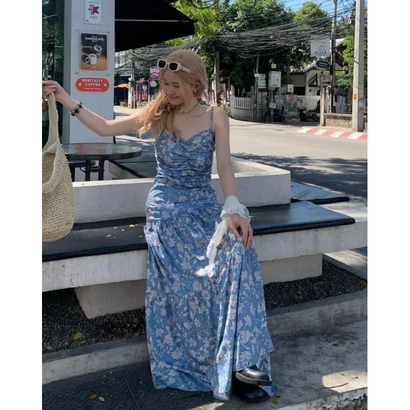 Милое фрагментированное платье-майка с открытой спиной женское элегантное