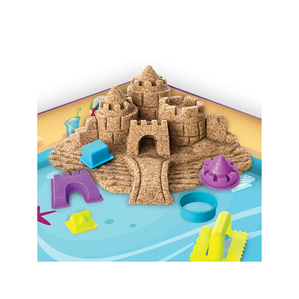 Набор для лепки Kinetic Sand Кинетический песок Веселая пляжная игра 6037424 | Игрушки и