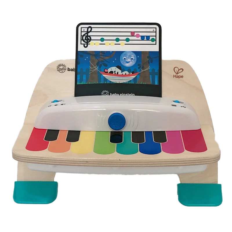 

Baby Einstein, волшебное Сенсорное пианино, деревянные музыкальные игрушки, включая 3 балла и 6 песен от 6 месяцев