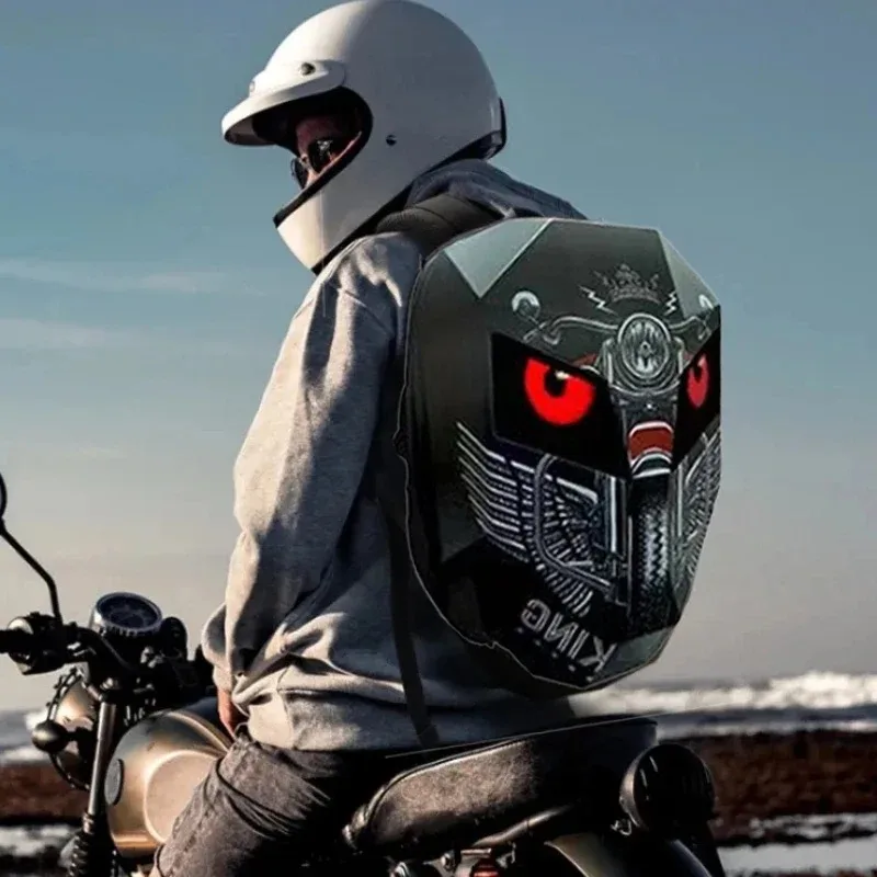 Knight Велоспорт, рюкзак с глазами, мотоциклетный шлем, Bluetooth ...