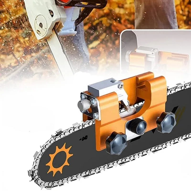 

Chainsaw Sharpener, Portable Chain Saw Sharpening Jig Kit, Suitable for All Kinds of Chain Saws and Electric Saws Sharpener File