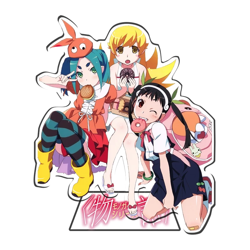 Фото Аниме Tsukimonogatari акриловая фигурка-подставка Monogatari (серия) персонаж Sengoku Nadeko Araragi Koyomi Creative 15 см №4