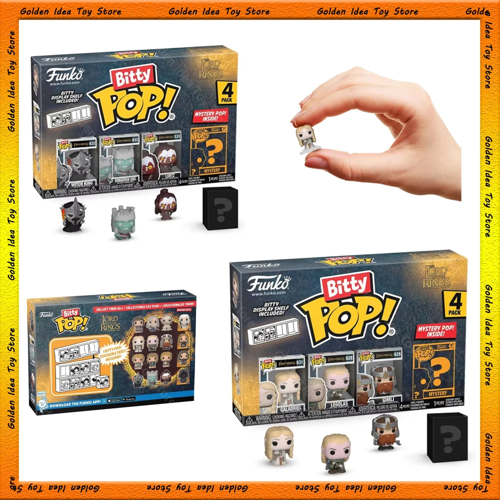 [В наличии] Funko Bitty Pop The Lord of Rings Аниме Фигурка Виниловая Мини-фигурка Слепая