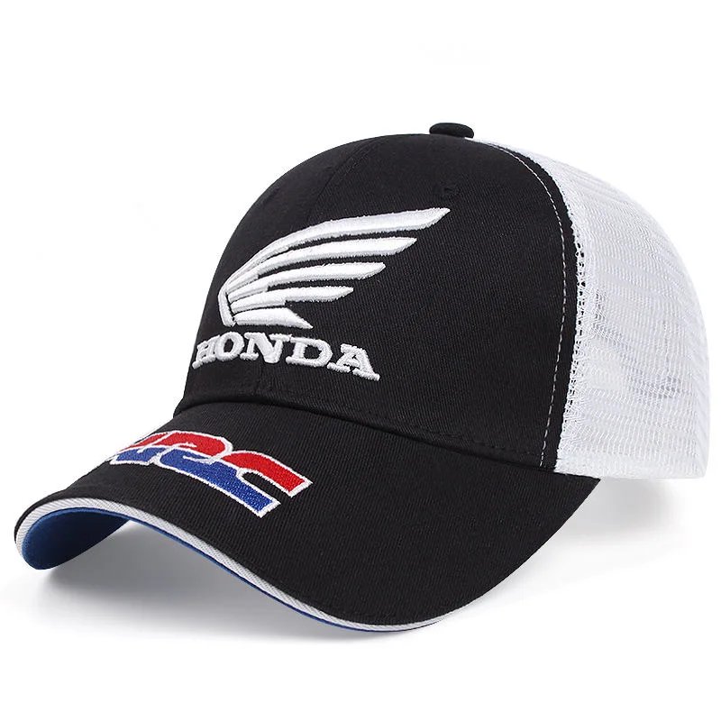 

2023 New Hondas fashionable and versatile baseball cap summer breathable mesh cap outdoor peaked cap racing sports hat men's cap