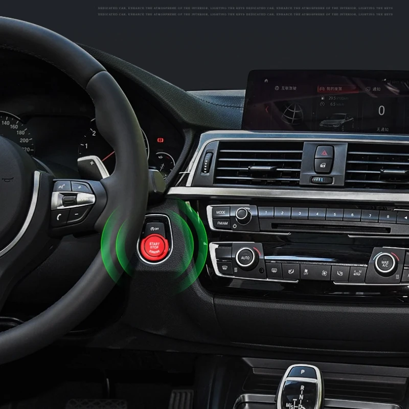 Для BMW 1 2 3 4 серии X1 F48 F20 F21 F30 F32 F33 F34 F36 F45 F46 наклейки на кнопку запуска двигателя