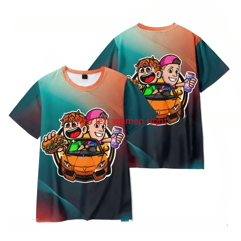 Детская футболка с 3D-принтом аниме burgerles Icrimax для мальчиков и девочек милые топы в