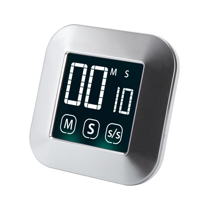 

Digital Kitchen Timer Magnetic Digital Chronometer LCD Screen Digital Alarm Clock Cooking Count Up Countdown Stopwatch