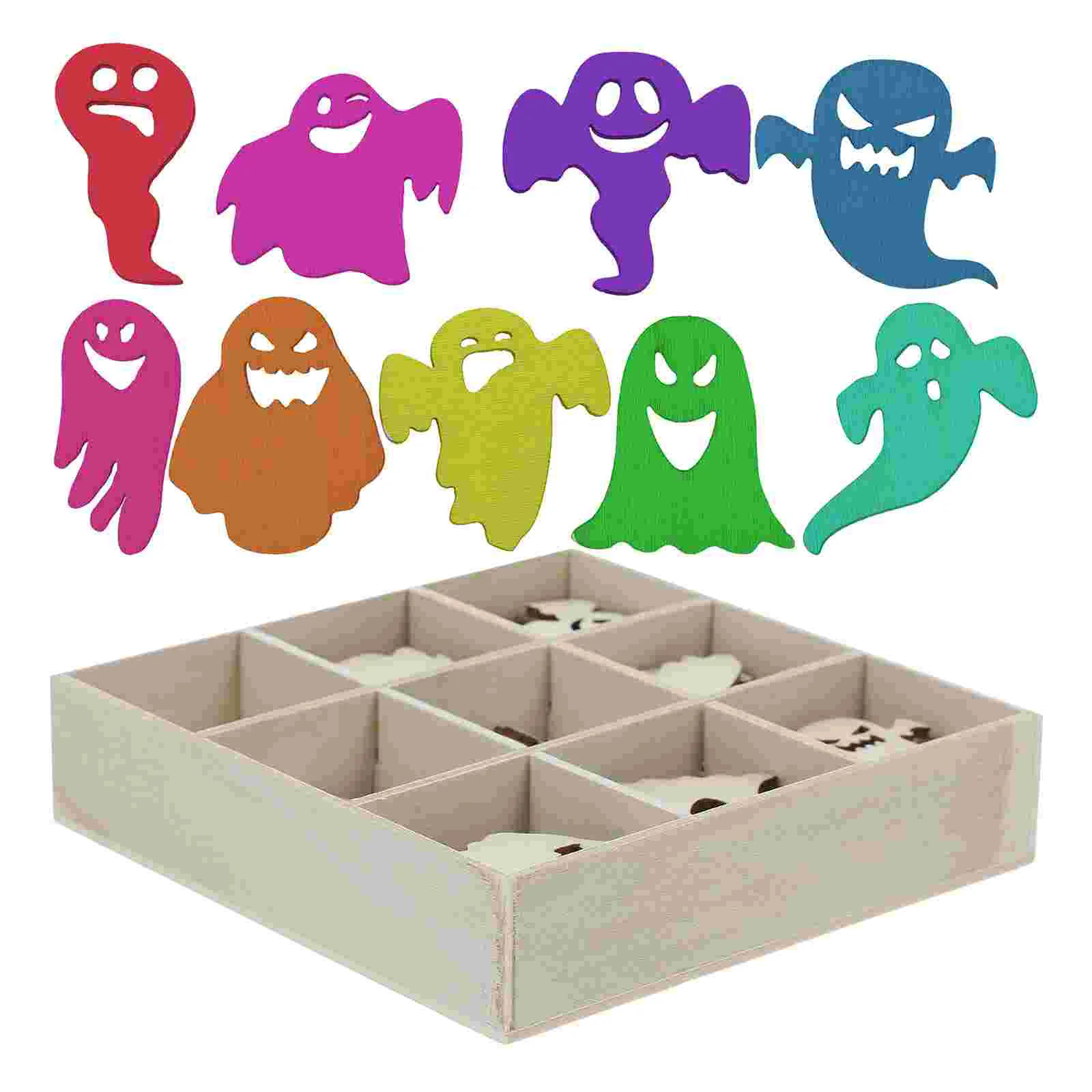 Деревянные тыквы для вышивки набор