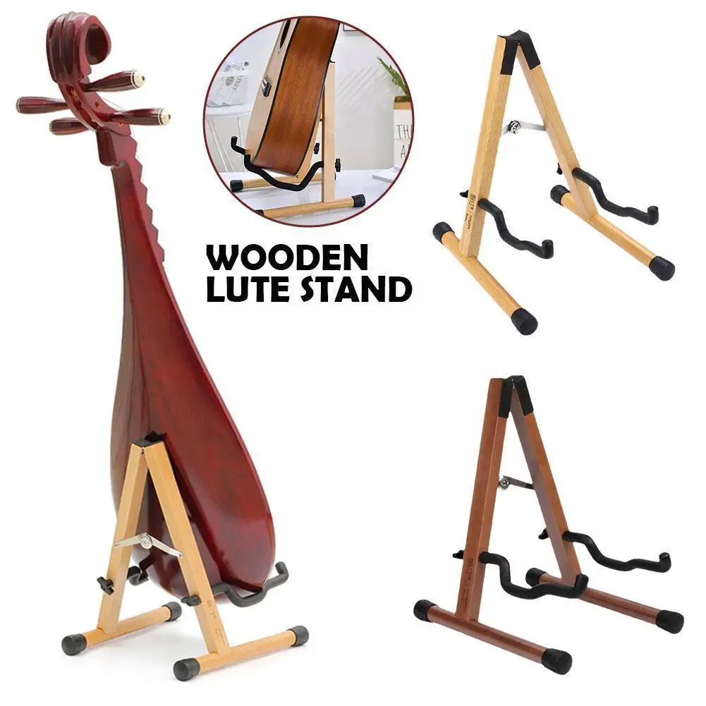 

Universal Foldable Guitar Stand Lightweight Floor Standing Retractable Shelf Holder Electric Acoustic Bass Cello For Home S V2Z5