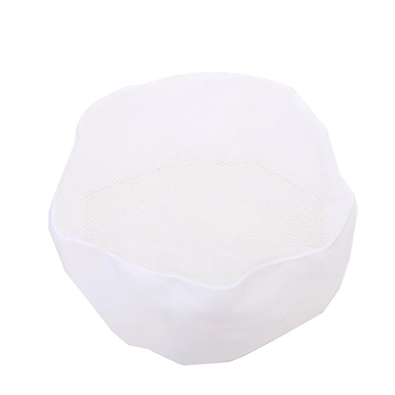 Шляпа шеф-повара для кухни ресторана Полиэстеровая дышащая сетка двойная