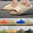 Летние шлепанцы Foma Runner, мужские Модные однотонные повседневные домашние тапочки, обувь из ЭВА, нескользящая обувь, женские пляжные сланцы