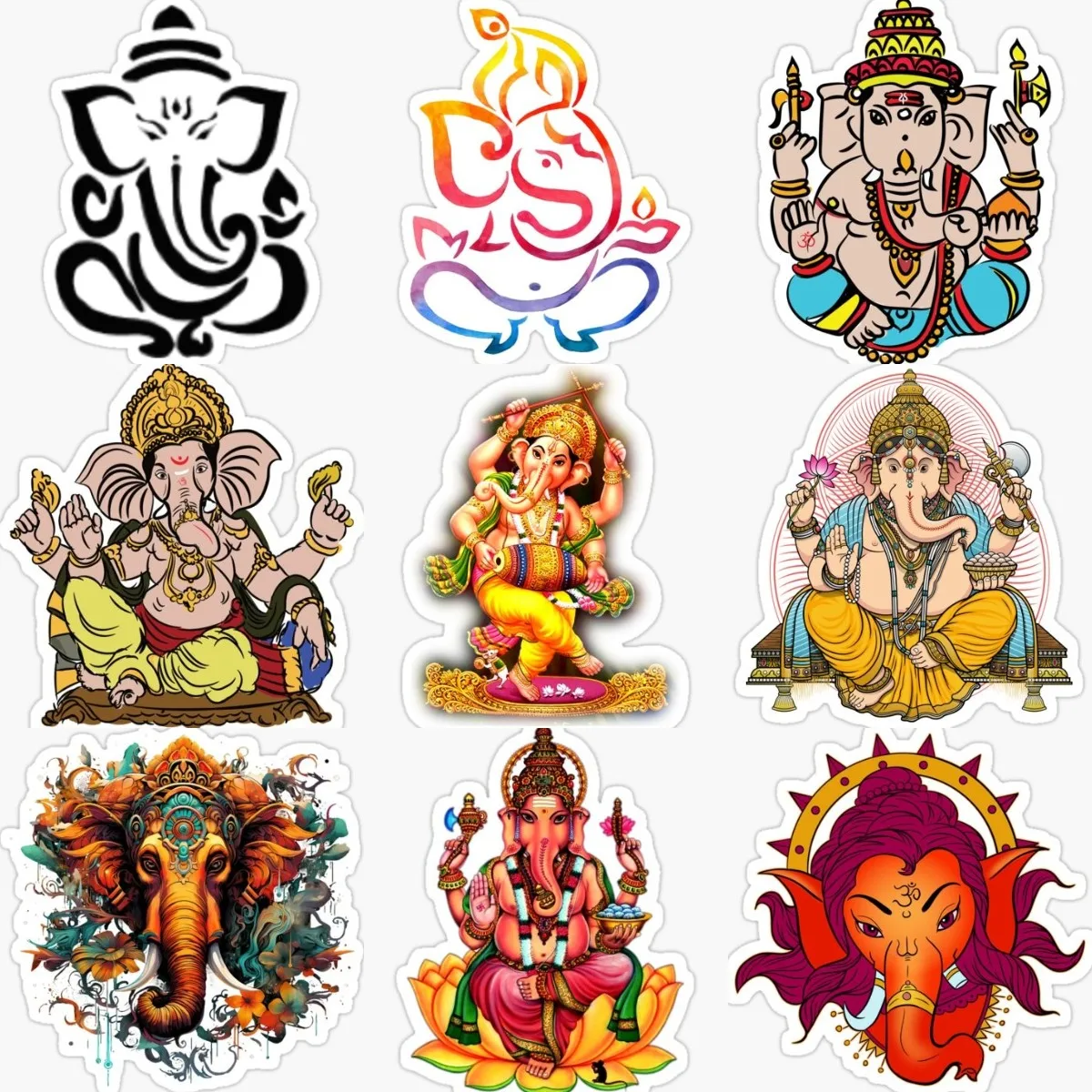 Наклейка Слон Бог аксессуары для мотоциклов и велосипедов бампер кемпера