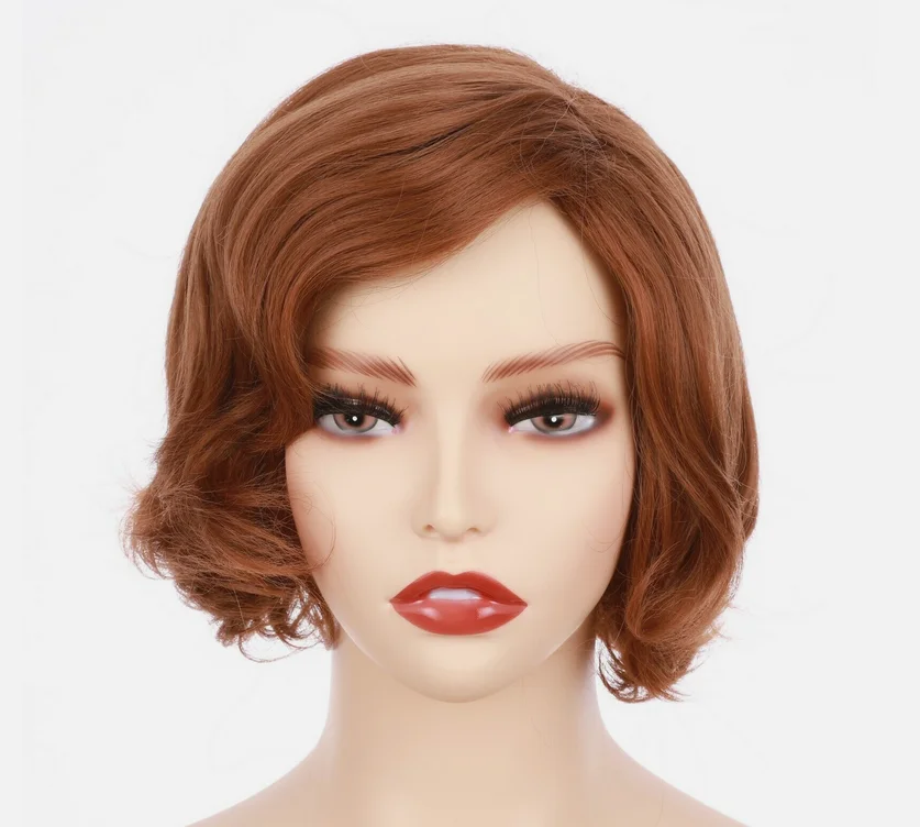 Женский парик с короткими волосами для косплея 50-х годов королевский гамбит (б до