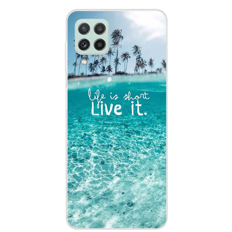 Cute Cartoon For Samsung Galaxy A22 4G Case Silicone Soft TPU Fundas Back Cover For Samsung A22 A 22 5G Phone Cases Coque Bumper