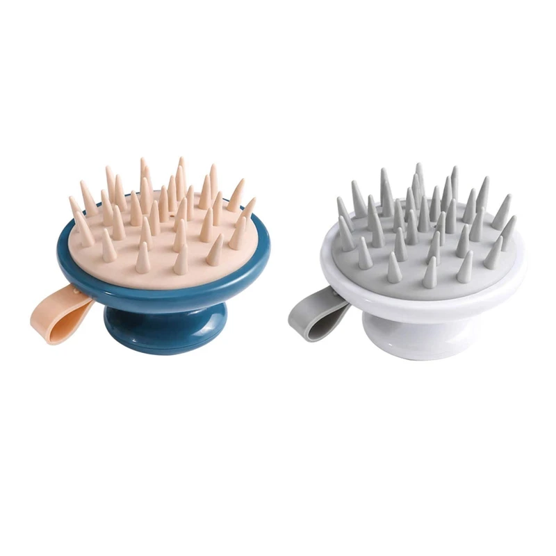 

HAEGER Silicone Brush Paddle Massage Scalp Brush Detangling Tail Comb Set For Women Men And Kid Make Thin Long Curly Hair
