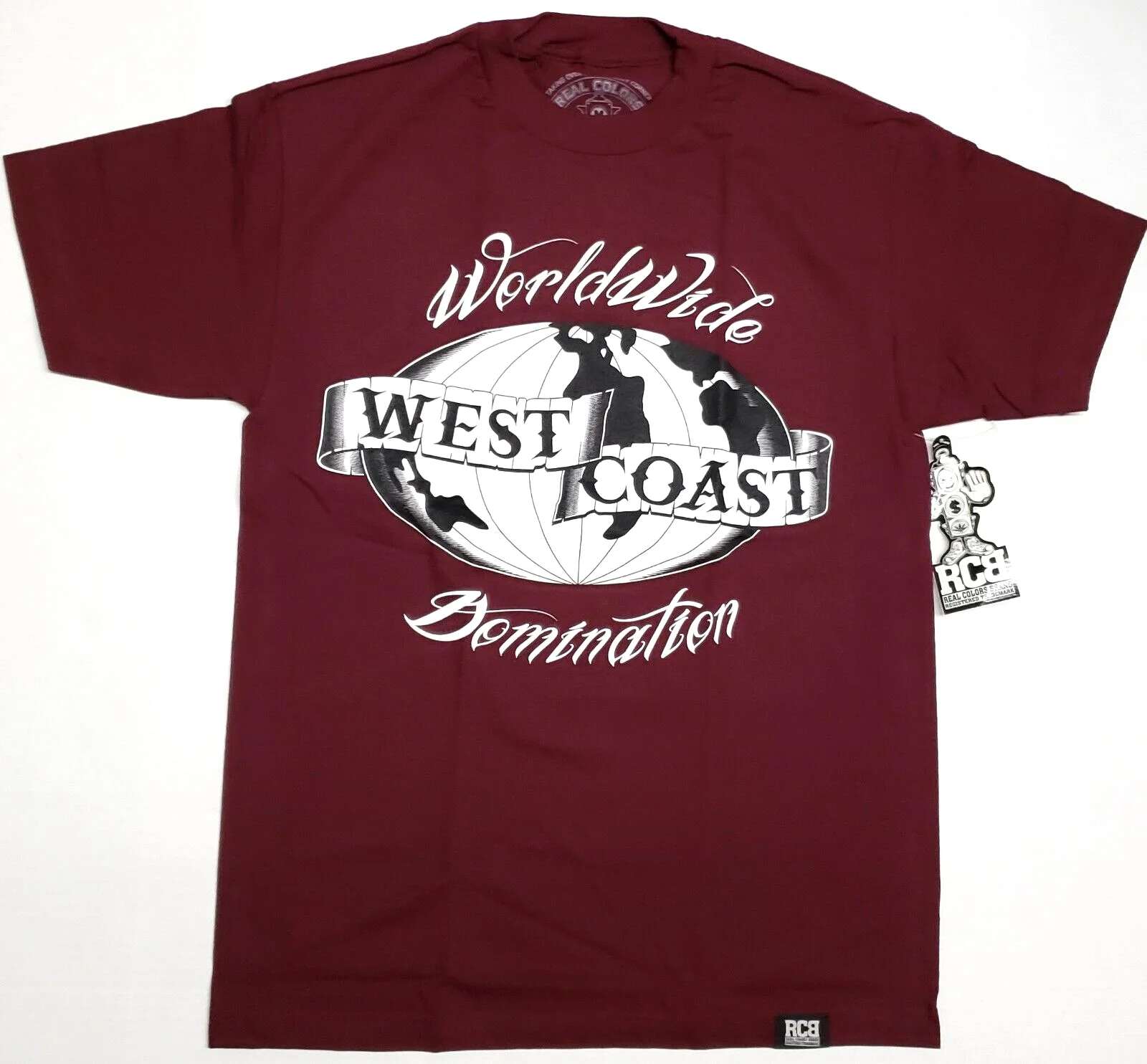 Футболка мужская средней длины бордовая реальные цвета