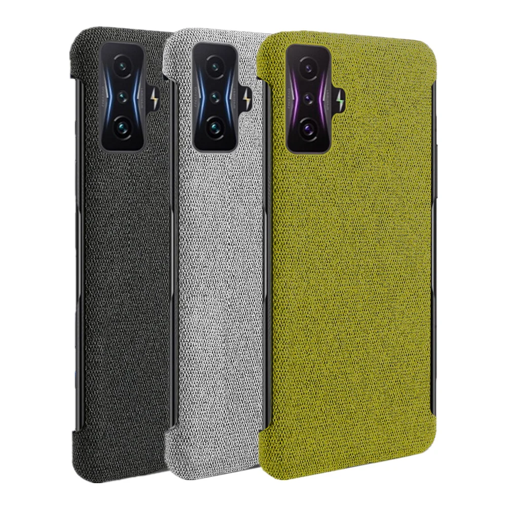 

For POCO F4 GT Case Slim Soft-Touch Fabric + Hard PC Phone Cover For Redmi K50 Gaming K50 Pro POCO F4 GT Coque pocof4 gt Global