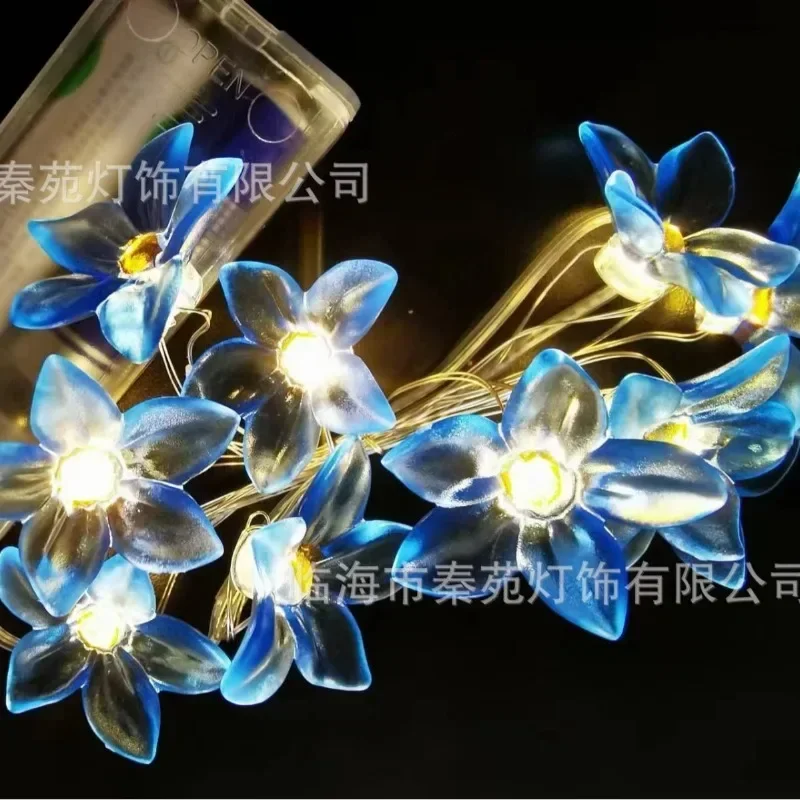 

Гирлянда LED OKAL RED EAST 20 светодиодов розово-синяя для наружного декора