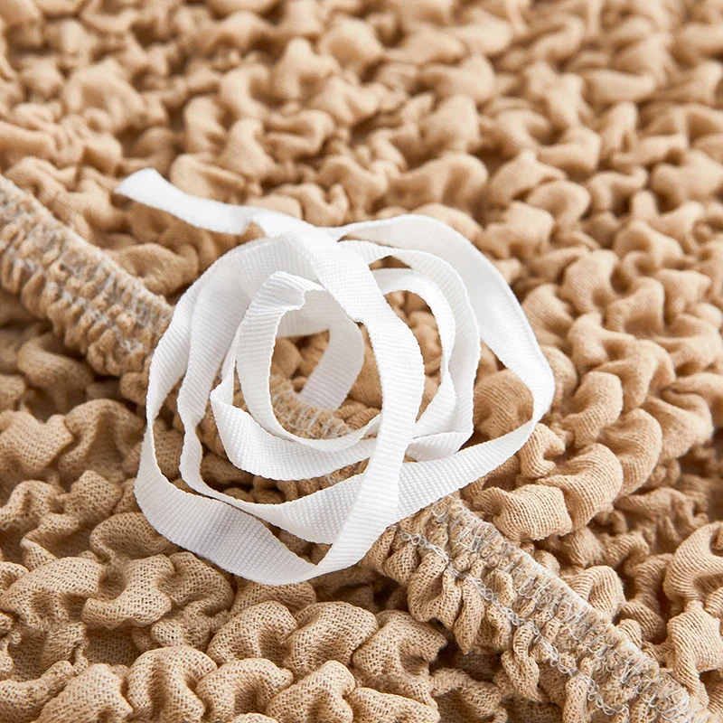 Светоanya морщинистые чехлы для дивана однотонные стула двухместного защита