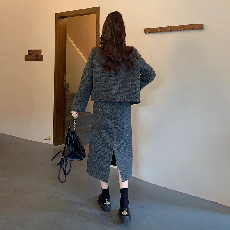 Осенне-зимняя Новинка Женская одежда женская элегантная социалитовая