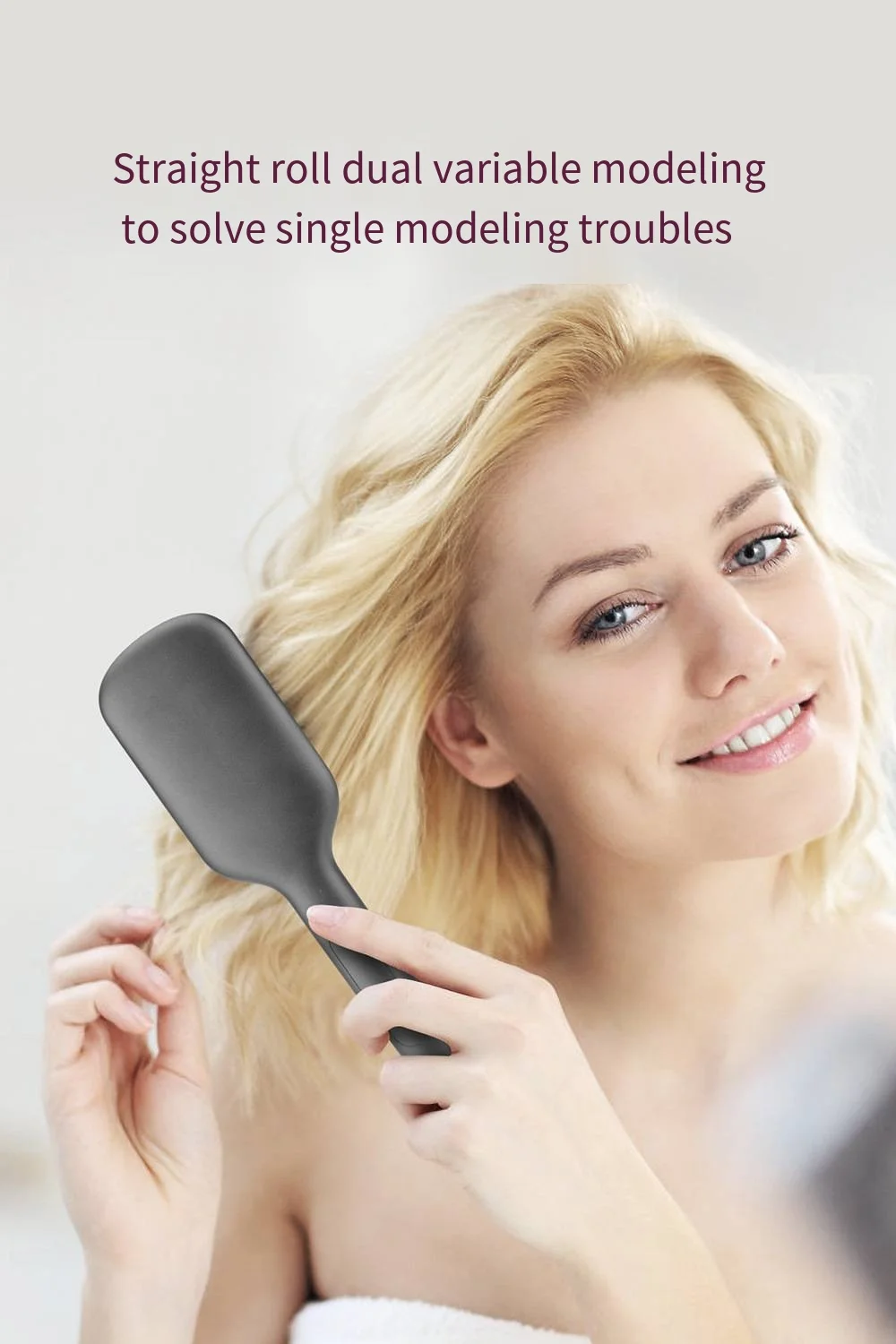 Расческа для выпрямления волос с отрицательными ионами электрическая греющая