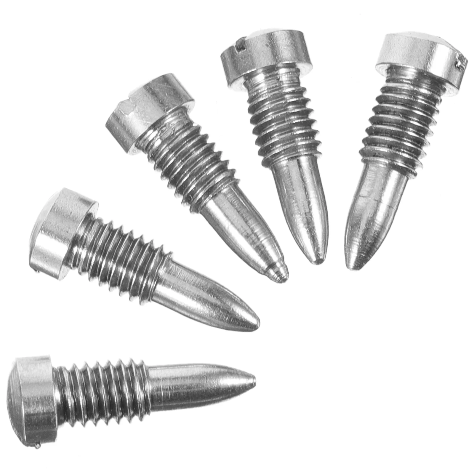 Запасной наконечник для саксофона 5 шт. серебристый металлический конический