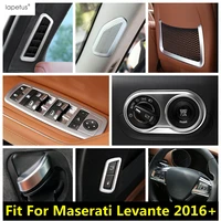 pillar a frame gear panel steering wheel rear trunk button cover trim accessories interior for maserati levante 2016 2020