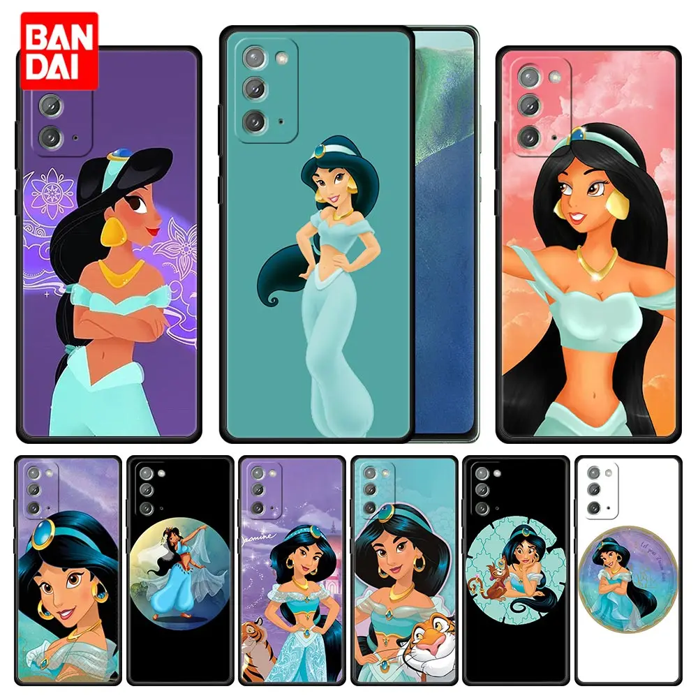 

Aladdin Jasmine Princess Case for Samsung Galaxy Note 20 10 9 8 S21 S20 FE Plus Ultra Lite 4G 5G Thin Black Soft Cover Silicone