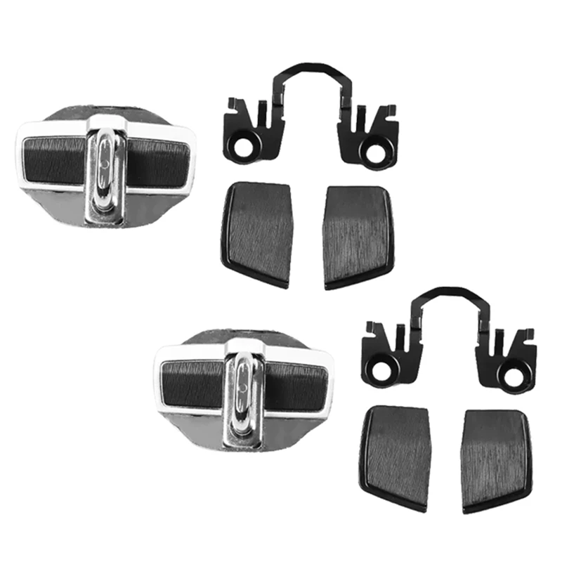 2Set Car Door Lock Stabilizer Buckle For Honda Civic Accord CRV Odyssey HRV TRD Protector Latches Stopper Covers |