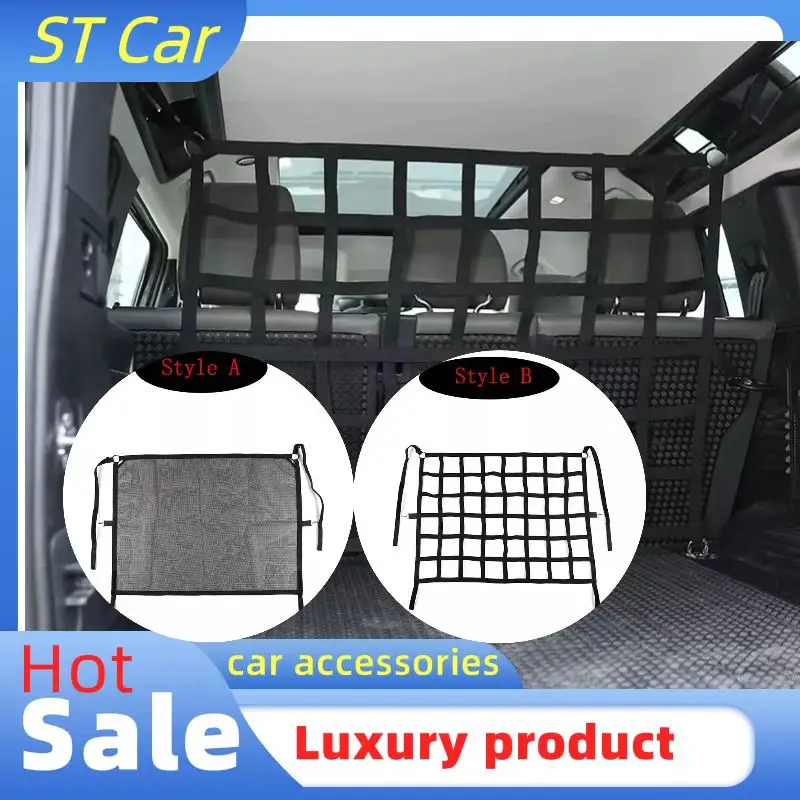 For Land Rover Defender 110 2020-2021 Car Tail Box Trunk Pet Security Net,Pet Dog Security Fence Grid,Auto Interior Accessories