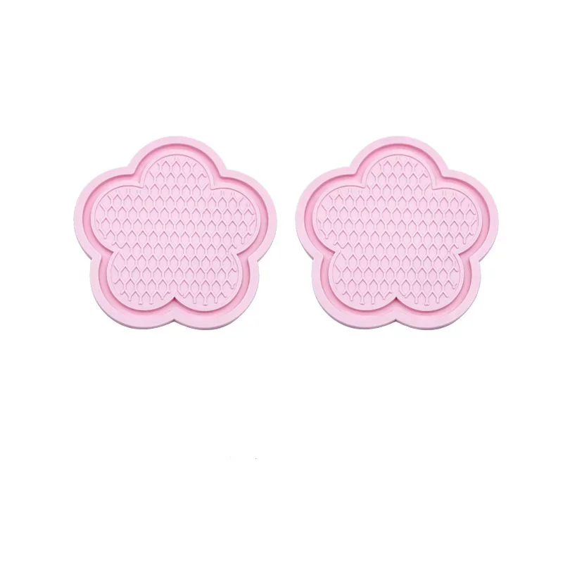 

2 шт. автомобильные подставки для чашек в форме цветка силиконовые водонепроницаемые нескользящие устойчивые к пролитам блюдце авто интерьер противоскользящие подстаканники