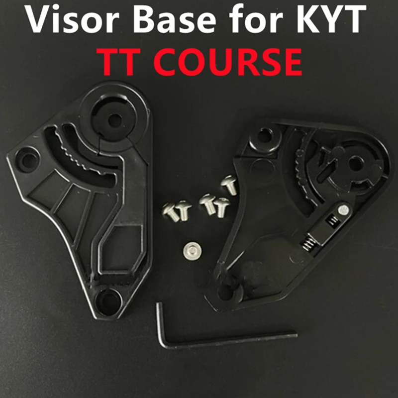 Motorcycle Helmet Visor Base Lock for KYT TT COURSE Viseira Capacete Mechanism Motorbike Helmet Accessories enlarge