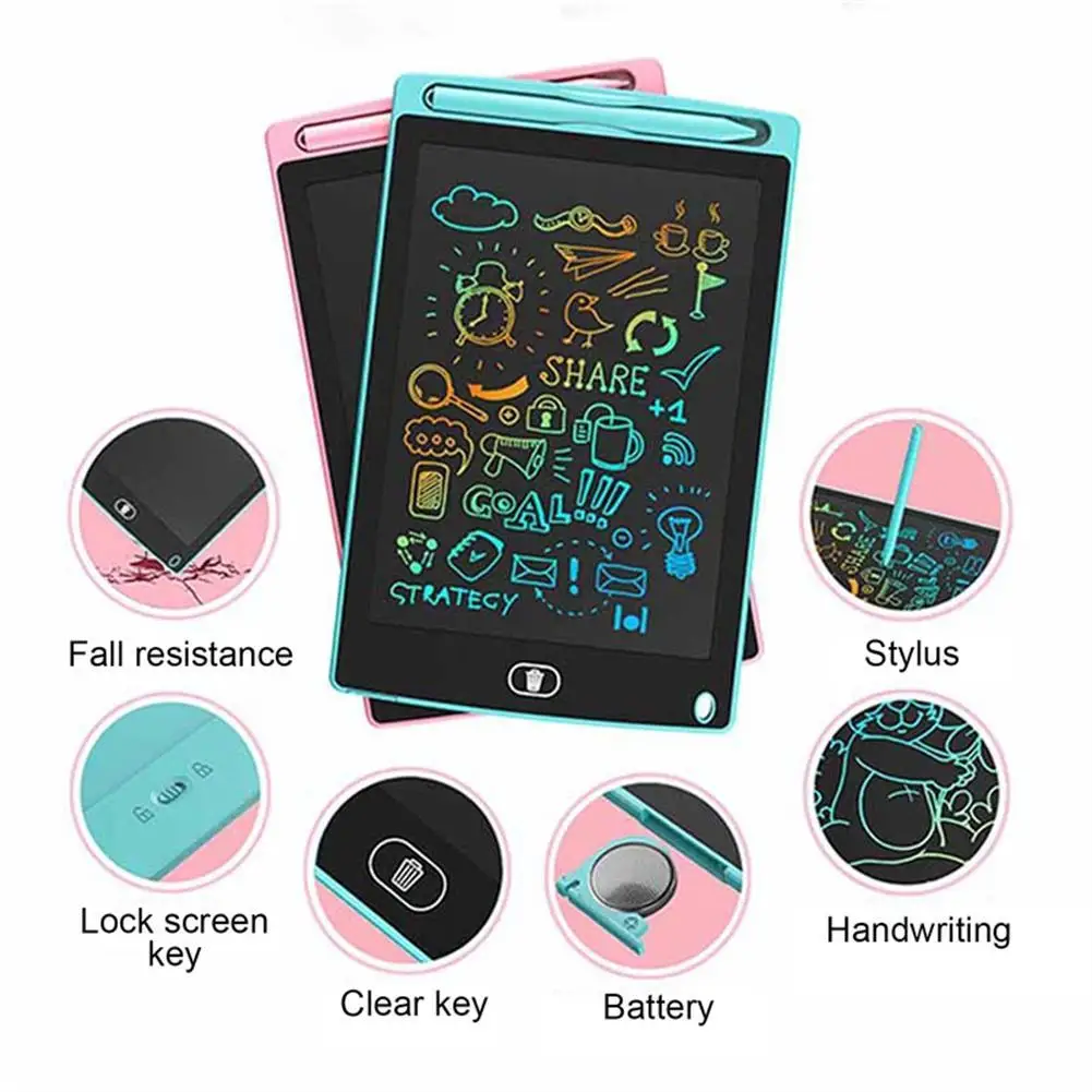 

Детская волшебная доска 8,5 дюйма, доска для рисования, планшет для рисования, игрушки Монтессори, обучающие игрушки для обучения, рождествен...