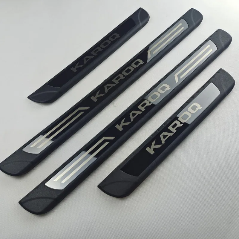 

Аксессуары для Skoda Karoq, Накладка на порог двери автомобиля, Накладка на порог, внешние части для стайлинга автомобиля 2018 2020
