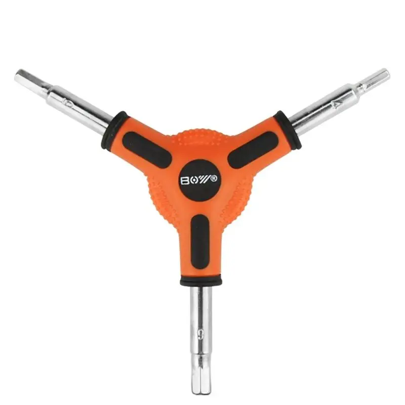 

Bicycle Y-shaped inner hexagon wrench mountain bike multi-purpose maintenance tool 4/5/6mm three-pronged triangle wrench