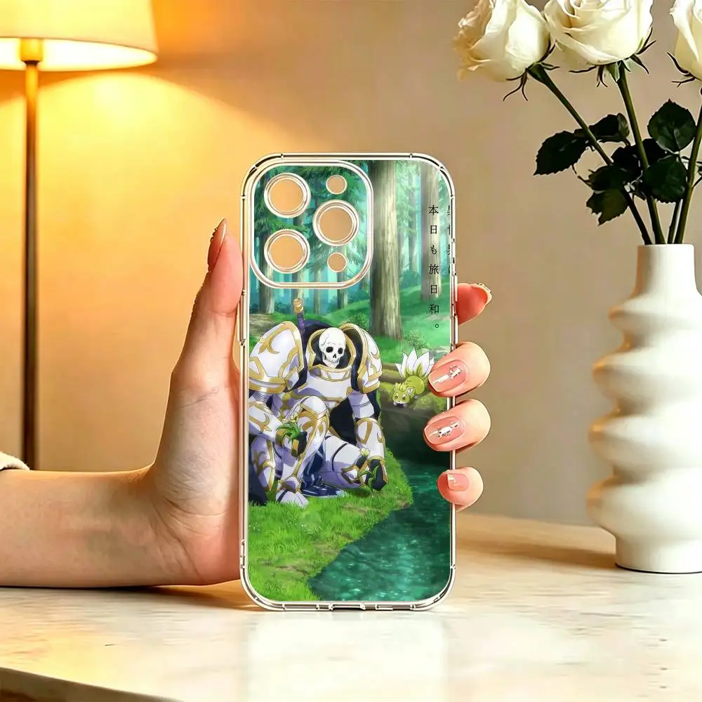 Фото Чехол для телефона Gaikotsu Kishi sama Arc для iPhone 17 16 15 14 13 12 11 Mini Pro Max Plus, прозрачный №3