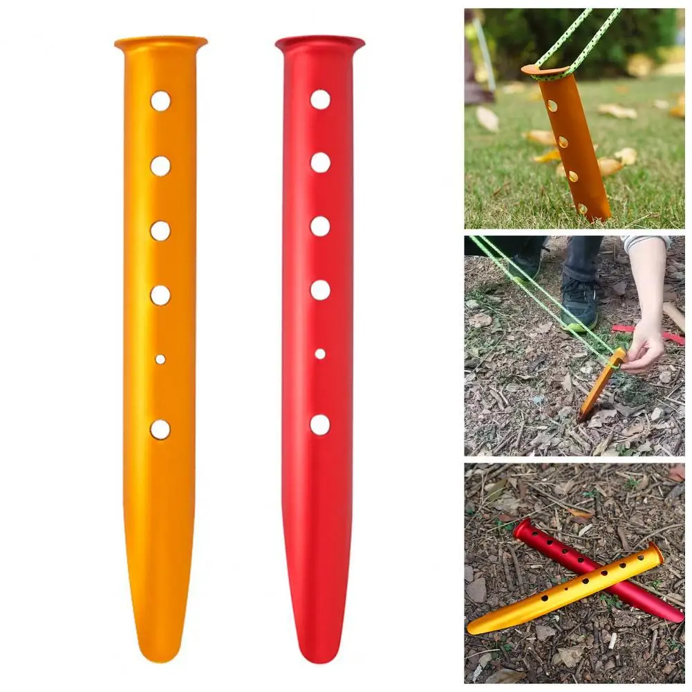 

Ground Nail Practical High Hardness Lightweight Corrosion Resistant Tent Nail for Camping Camp Nail Tent Peg