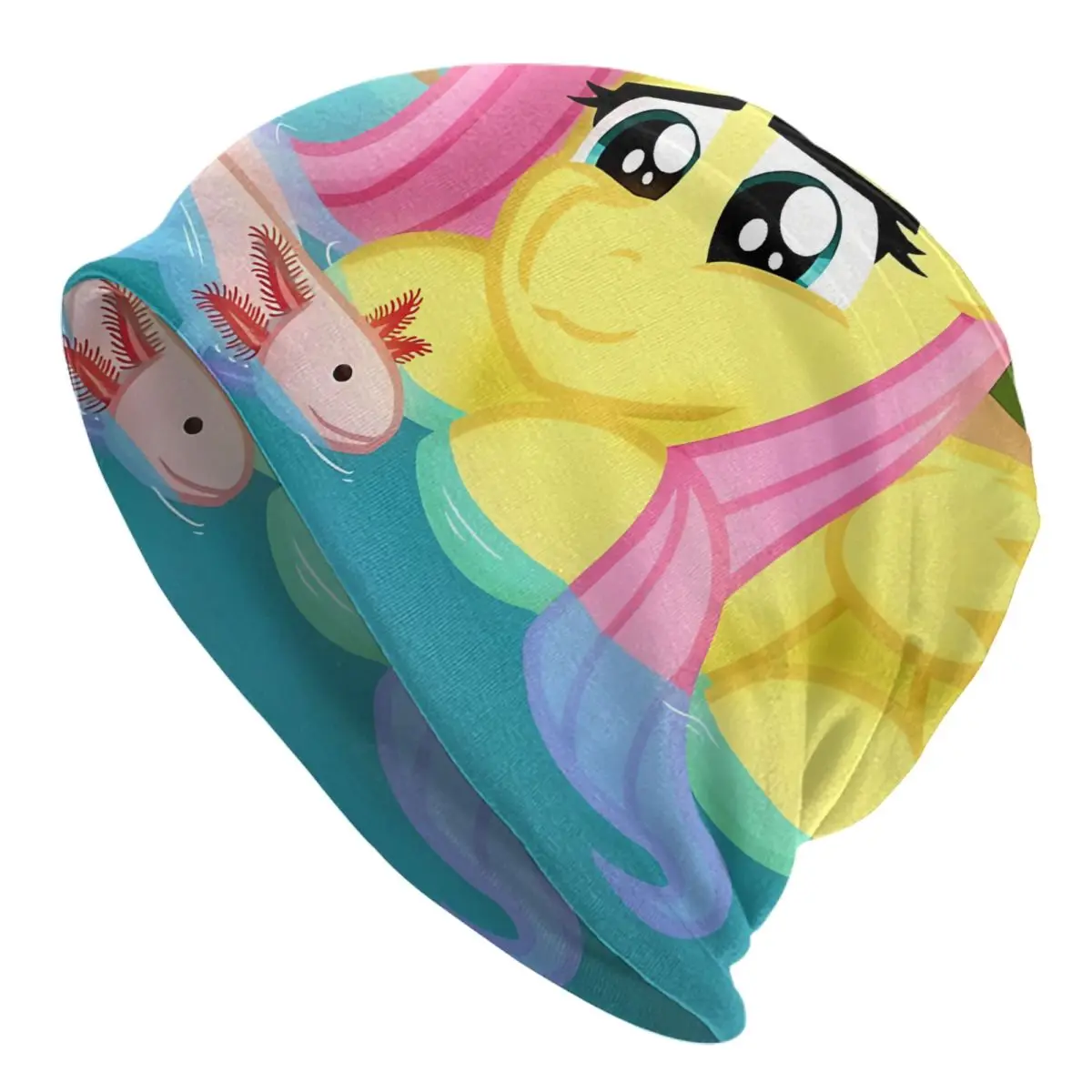 

Hat Fluttershy Thin Caps For Men Women Axolotl Lover Skullies Beanies Ski Caps Cotton Bonnet Hats