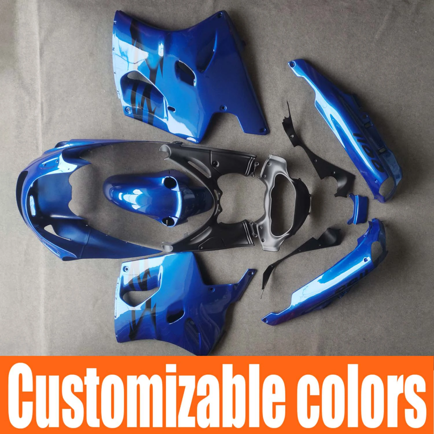 Комплект пластиковых обтекателей для мотоциклов Kawasaki Ninja ZX11 ZZR1100 D 1993 - 2001 ZX 11 ZZR 1100