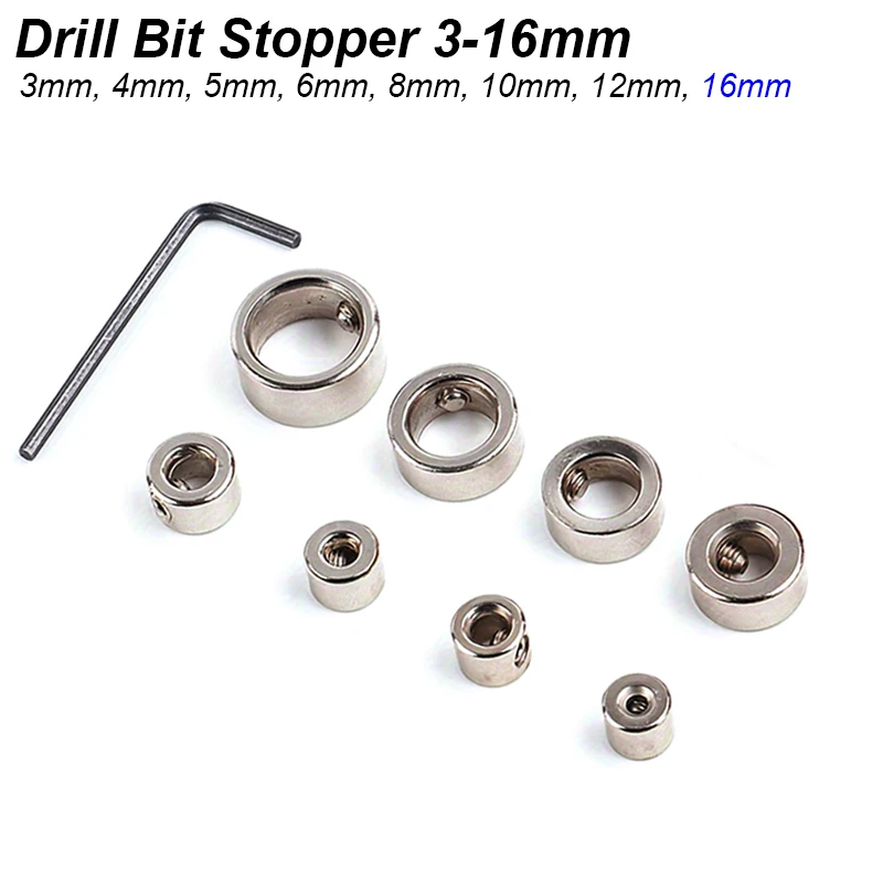 

Набор регулируемых ограничителей глубины сверления atooltour