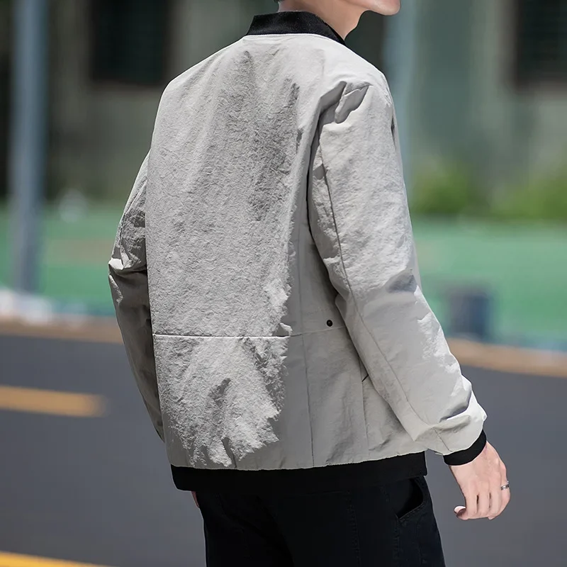 Новая мужская повседневная куртка-кардиган с длинными рукавами и капюшоном