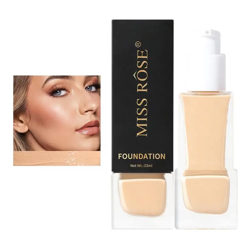 

Full Coverage Foundation 33ml Face Makeup For Normal And Dry Skin Longwear Full Coverage With Matte Finish Oil Free Durable