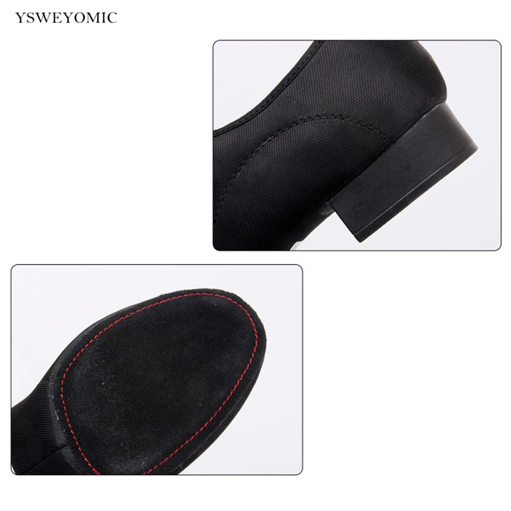 Modern Dance Shoes Men Adult National Standard Latin Ballroom Dance Shoes Low heel 2.5 cm breathable soft Split Outsole