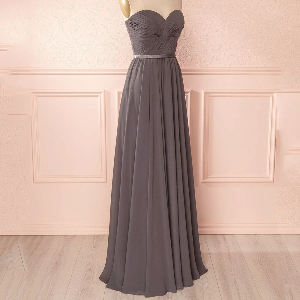 ENOUCH милое без бретелек ТРАПЕЦИЕВИДНОЕ ПЛАТЬЕ для подружки невесты Простые